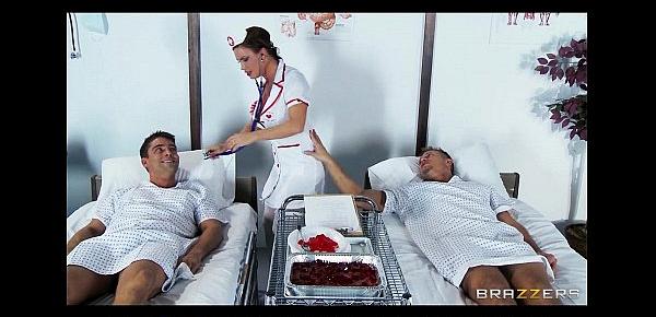  Slutty nurse Diamond Foxx gives her patients special treatment